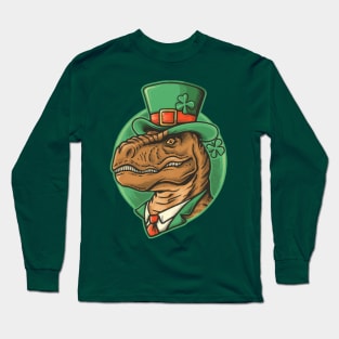 T-Rex Irish Long Sleeve T-Shirt